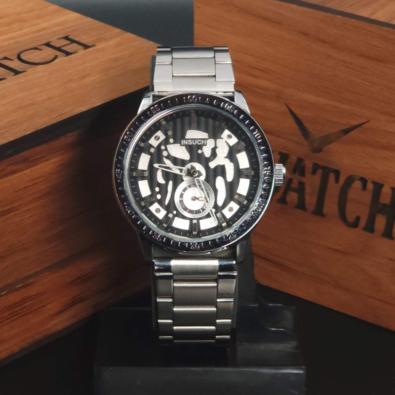 ساعت مچی مردانه و زنانه اینساچ مدل INS-2407 – کوارتز باکیفیت، استیل لوکس، زیرثانیه