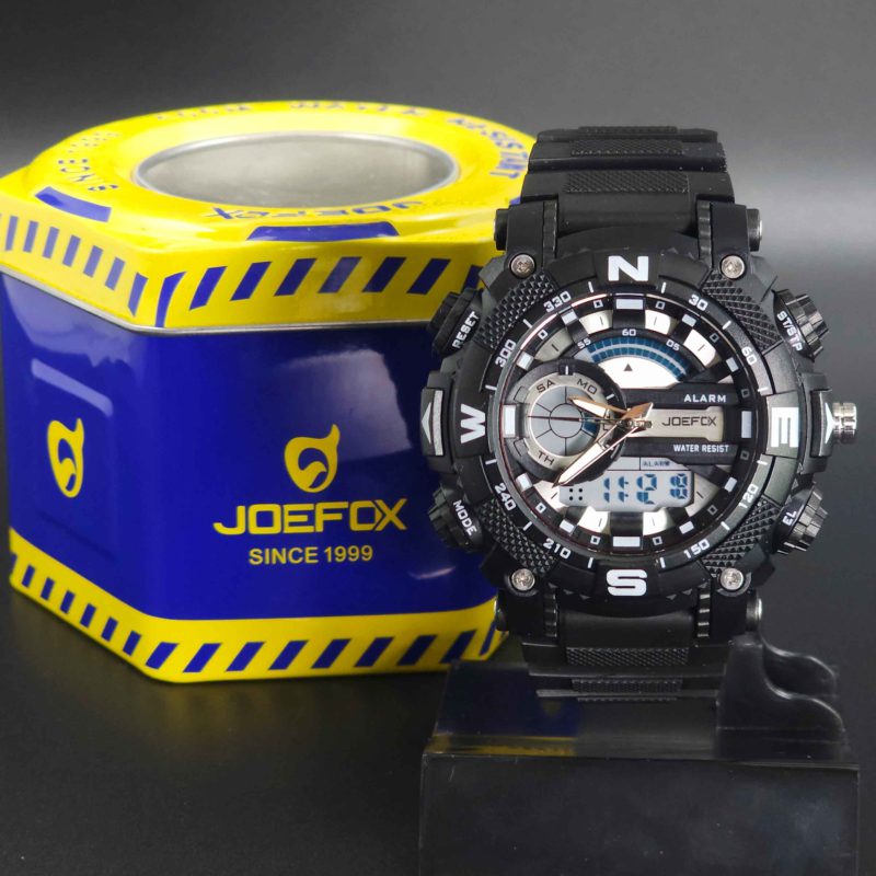 ساعت مچی مردانه جوفاکس، جی فوکس Joefox 2112 دو زمانه و دو موتوره