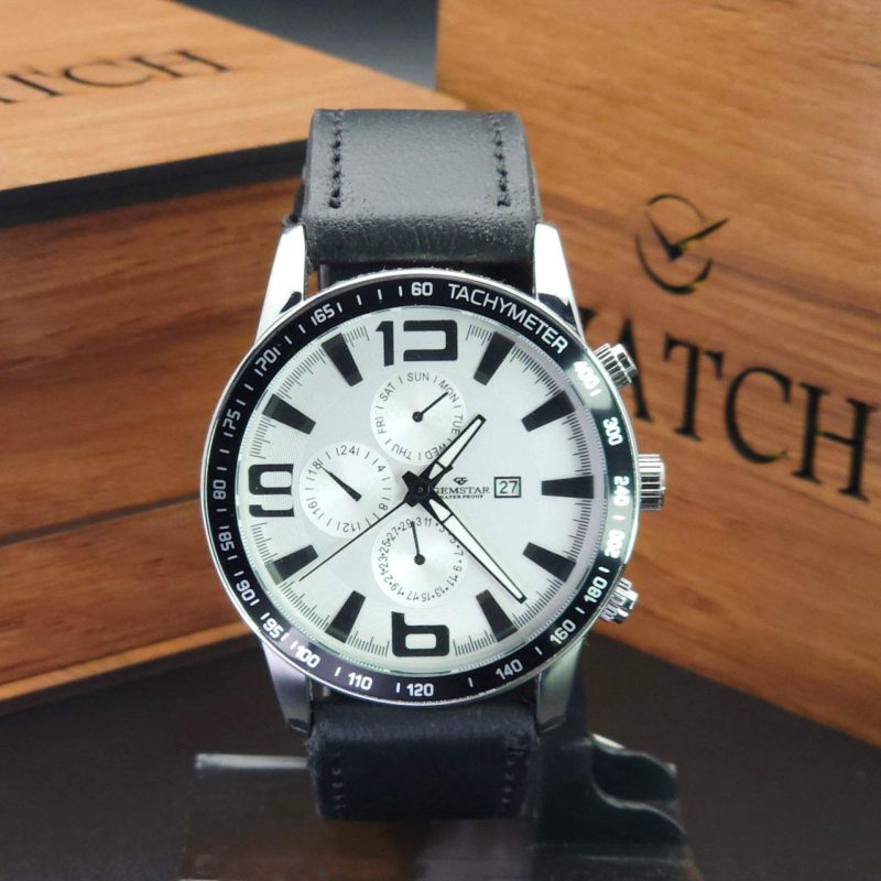 ساعت مچی مردانه جم استار مدل GS3015 موتور ژاپن سه موتوره