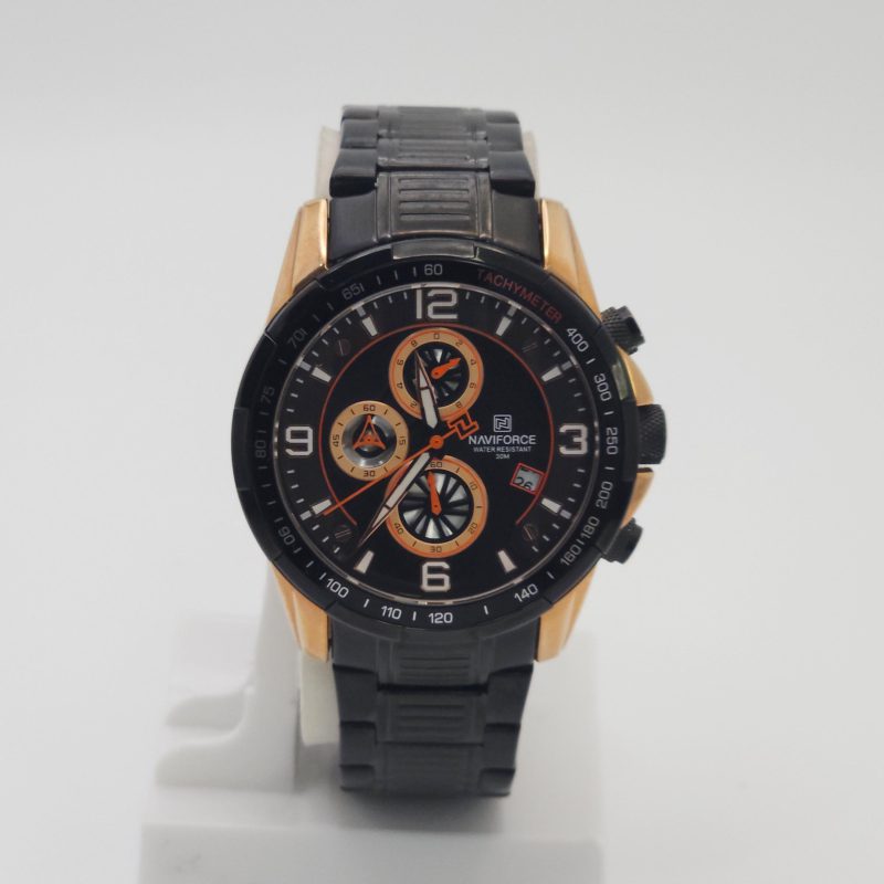 ساعت مچی مردانه نیوی فورس Naviforce 8020 سه موتور فعال کرنوگراف